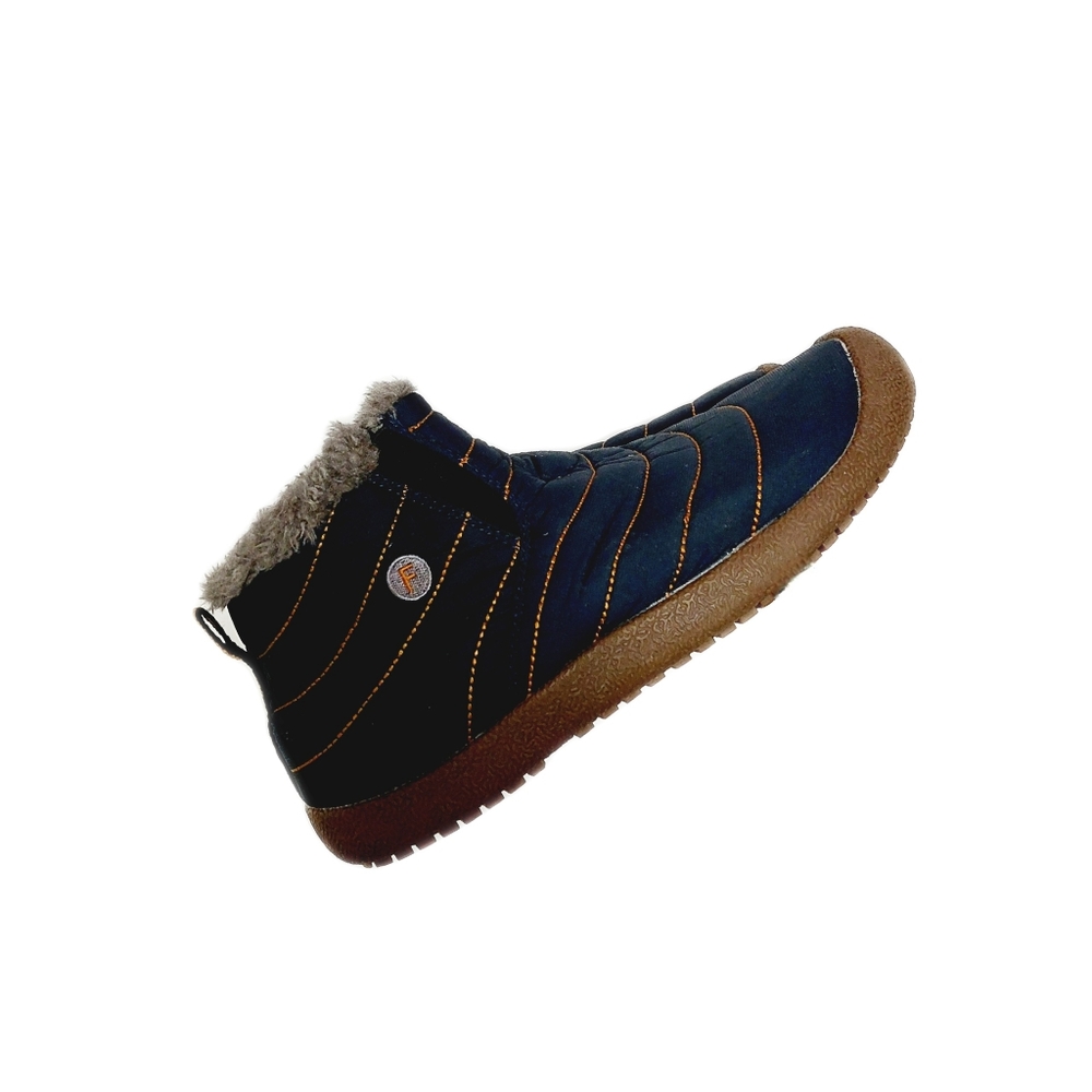Men/Women Slip On Waterproof Outdoor Anti-Slip Fur Lined Ankle Boot - Picture 2 of 6